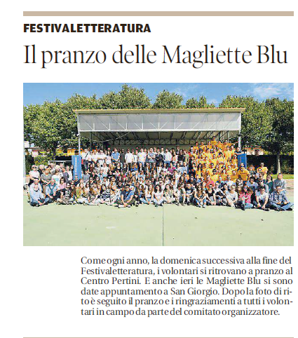18 09 2017 gazzmn Il pranzo delle Magliette Blu