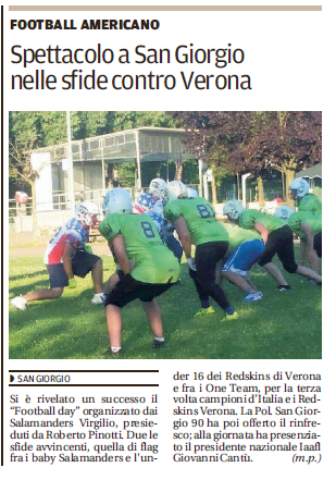 28 07 2017 gazzmn Spettacolo a San Giorgio nelle sfide contro Verona